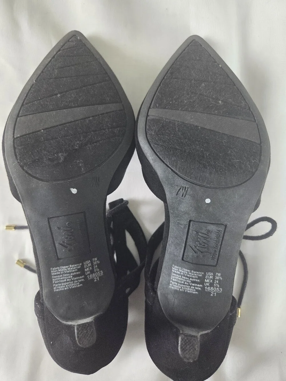 Black‎ Lace-Up Pointed Toe Women's Flats